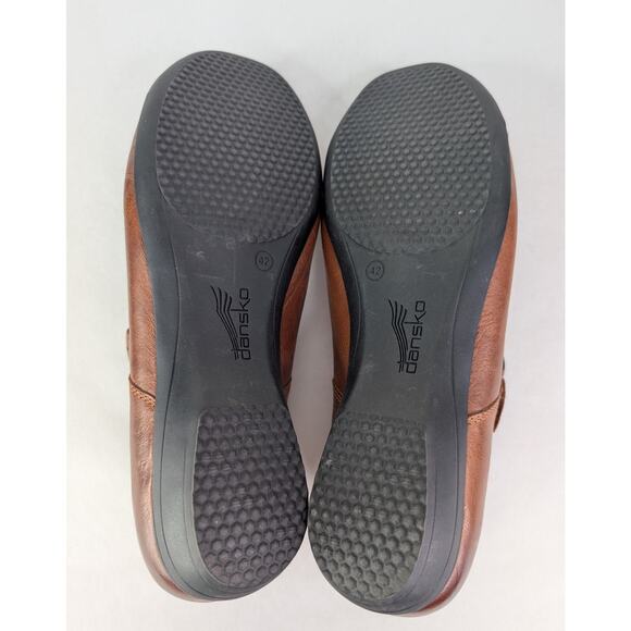 Dansko Fawna Women's 42/11 Brown Leather Mary Jane Comfort Shoes EUC - Picture 9 of 9